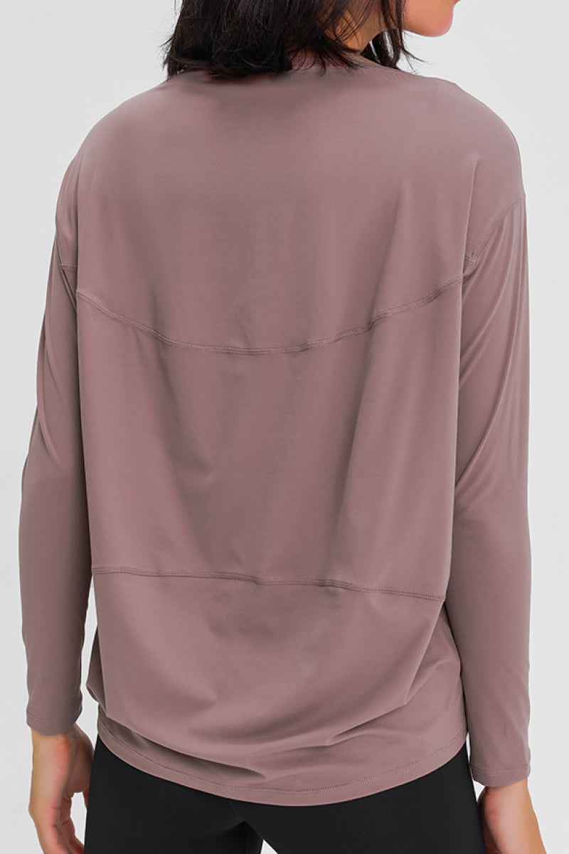 Loose Fit Active Top in Mustard - alternate view 13