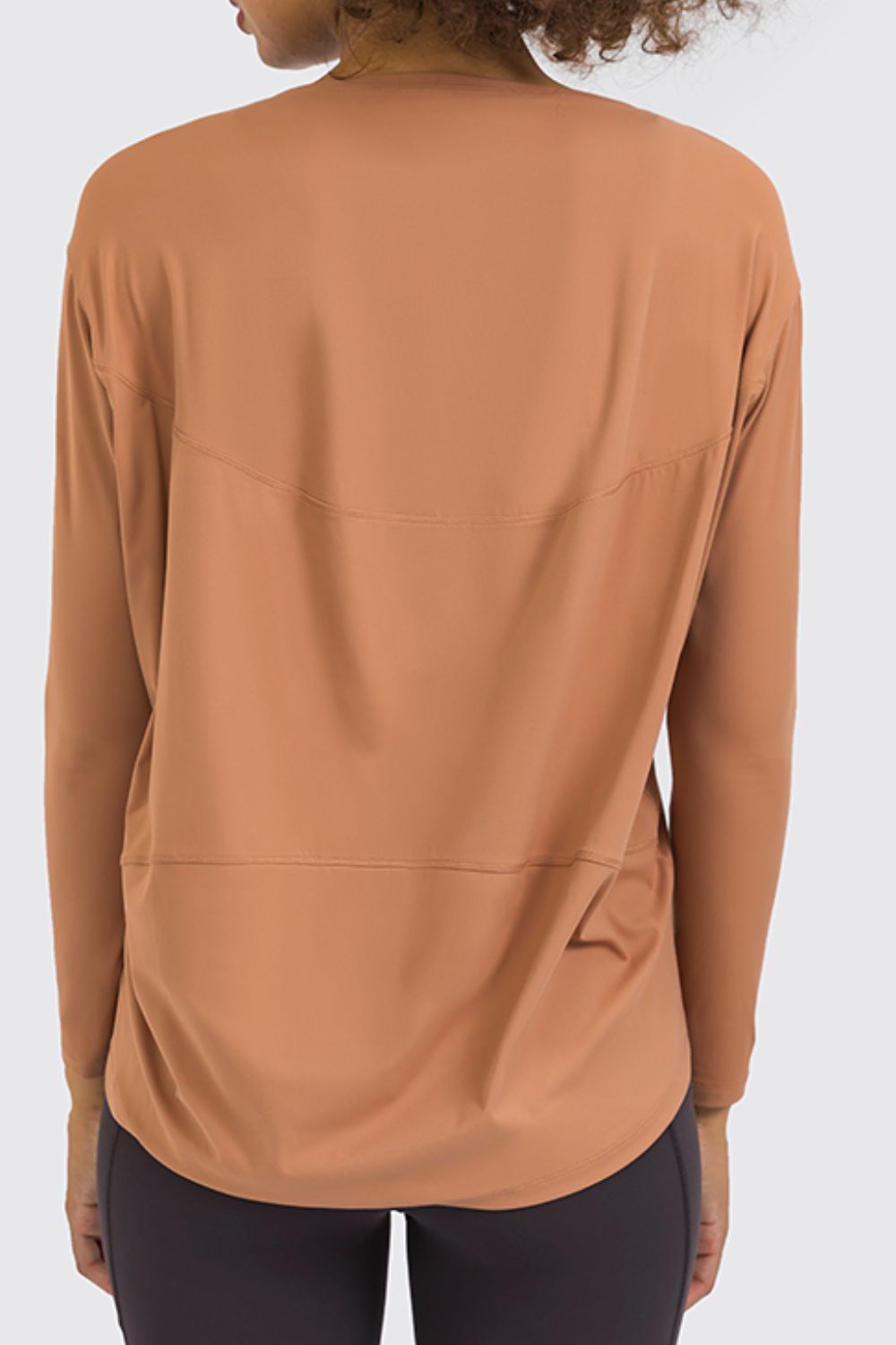 Loose Fit Active Top in Mustard - alternate view 2