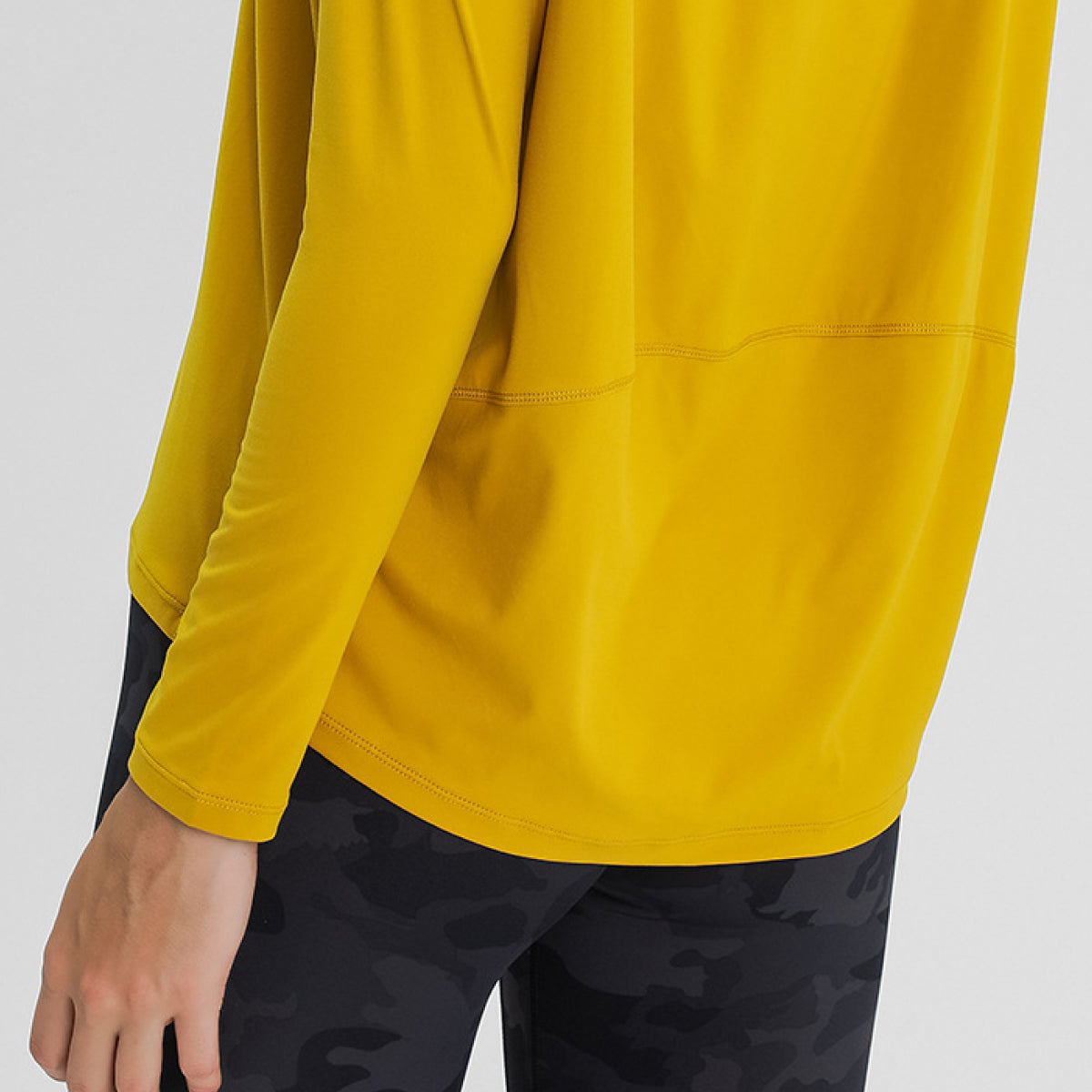 Loose Fit Active Top in Mustard - alternate view 11