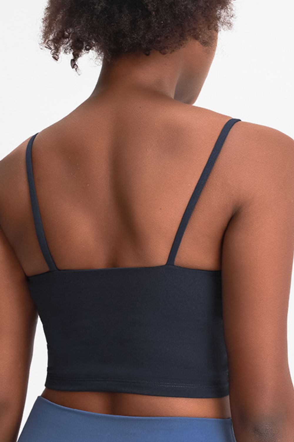 Feel Like Skin Scoop Neck Sports Cami in Black - alternate view 20