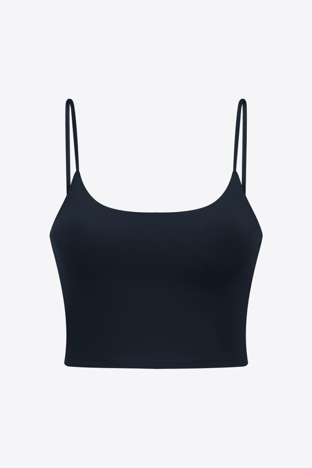 Feel Like Skin Scoop Neck Sports Cami in Black