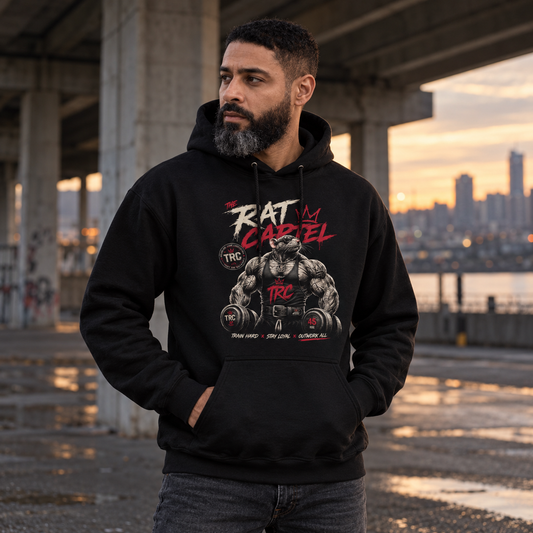 The Enforcer Hoodie — Black