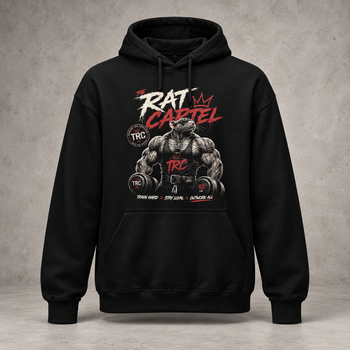 The Enforcer Hoodie — Black - alternate view 4