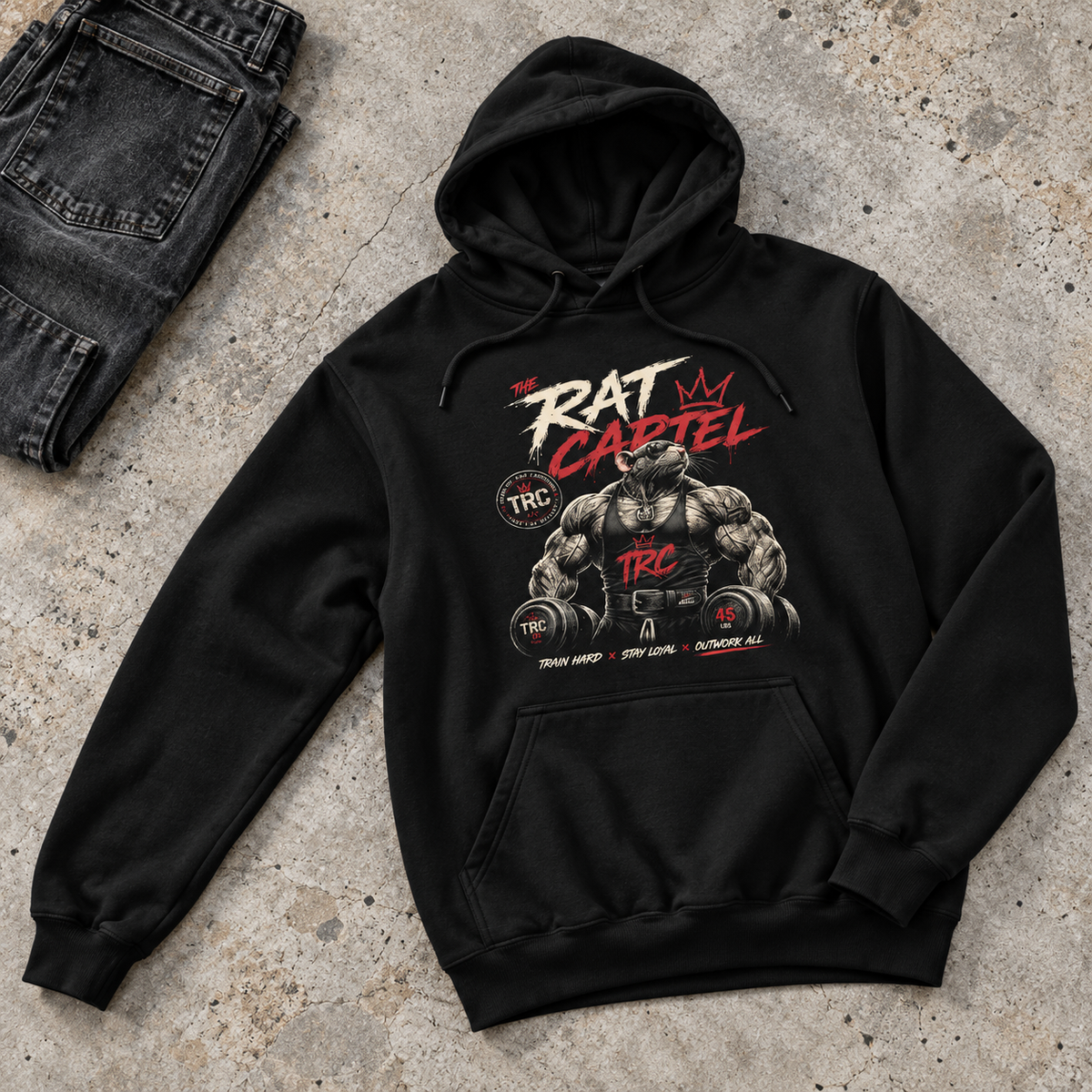 The Enforcer Hoodie — Black - alternate view 3