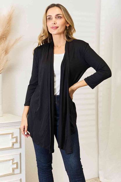 Culture Code Full Size Open Front Cardigan - SeaTown Outfitters