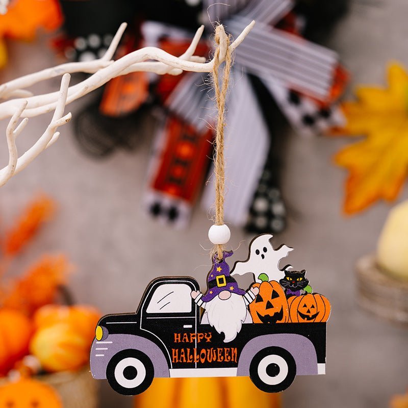 4 - Piece Halloween Element Car - Shape Hanging Widgets - SeaTown Outfitters