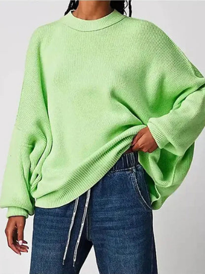 Round Neck Long Sleeve Sweater