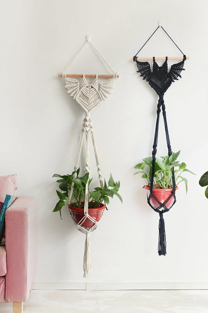 39.4" Bat Macrame Wall Plant Hanger - SeaTown Outfitters