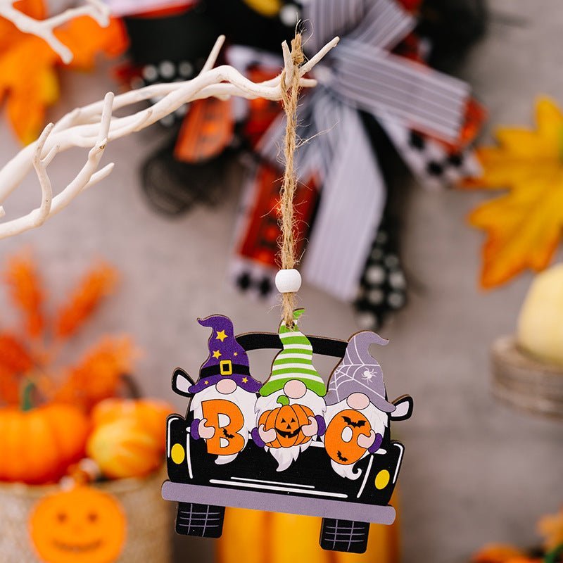 4 - Piece Halloween Element Car - Shape Hanging Widgets - SeaTown Outfitters