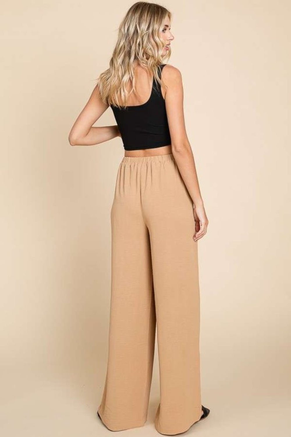 Culture Code Full Size High Waist Wide Leg Cargo Pants - SeaTown Outfitters