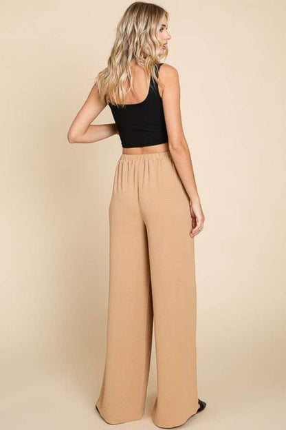 Culture Code Full Size High Waist Wide Leg Cargo Pants - SeaTown Outfitters