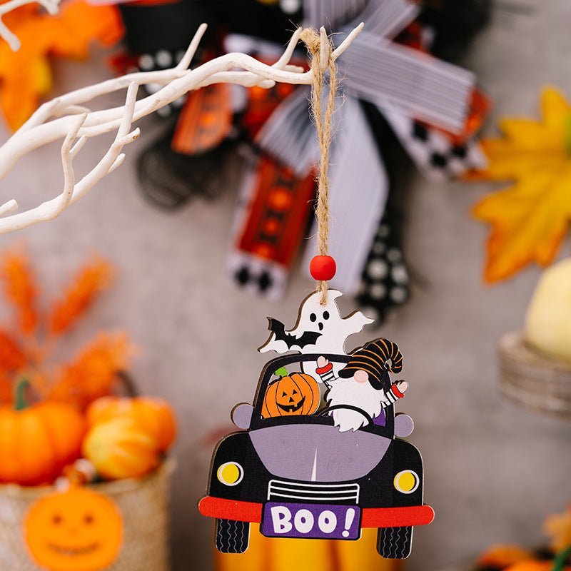 4 - Piece Halloween Element Car - Shape Hanging Widgets - SeaTown Outfitters