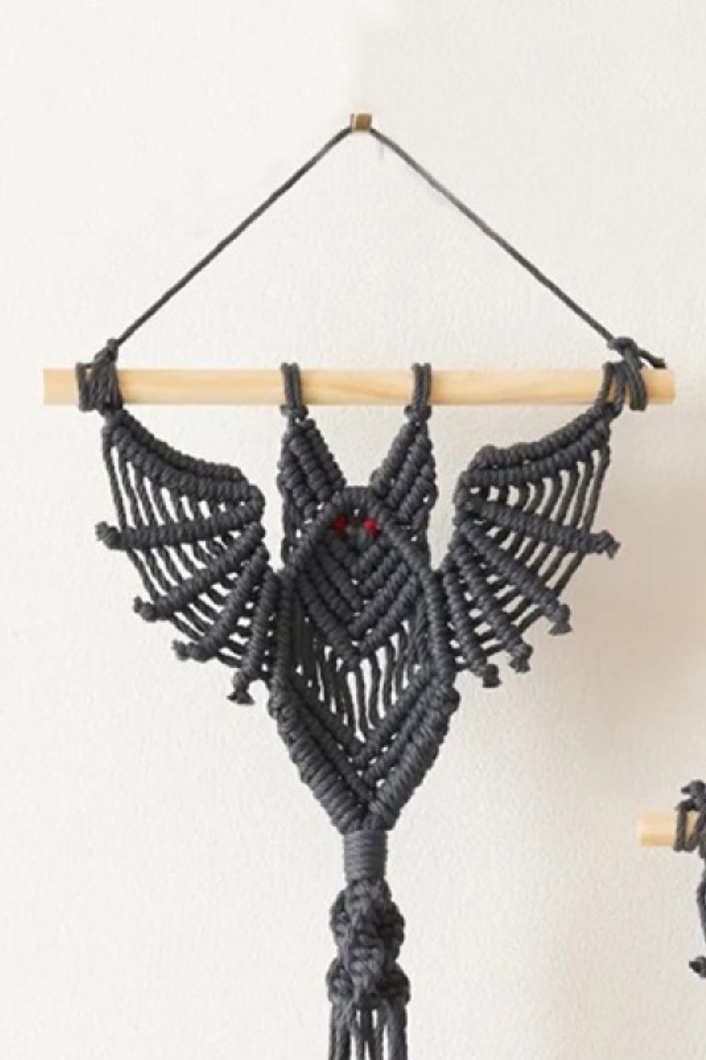 39.4" Bat Macrame Wall Plant Hanger - SeaTown Outfitters