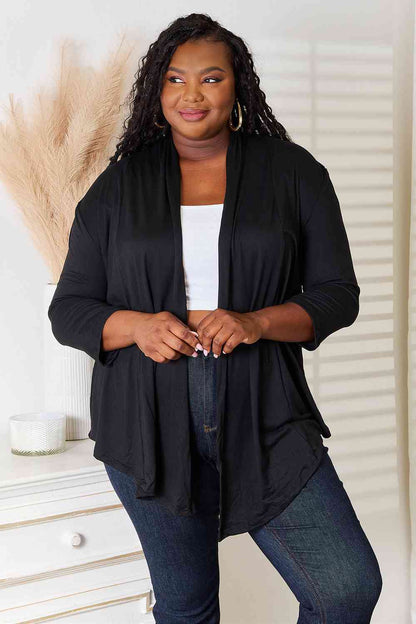 Culture Code Full Size Open Front Cardigan - SeaTown Outfitters