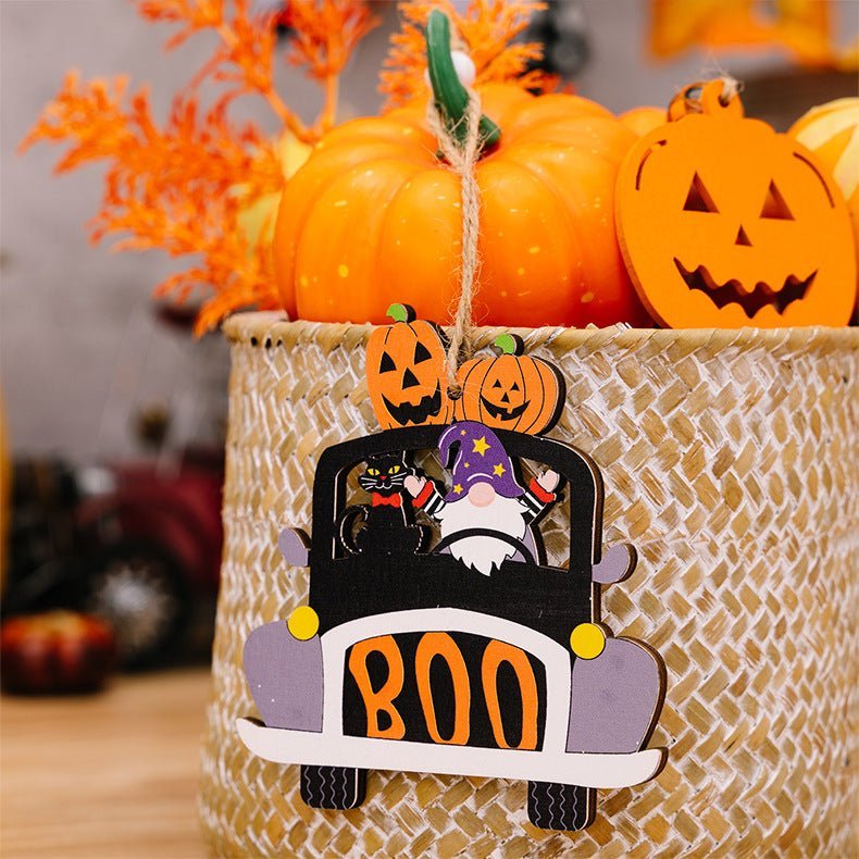 4 - Piece Halloween Element Car - Shape Hanging Widgets - SeaTown Outfitters