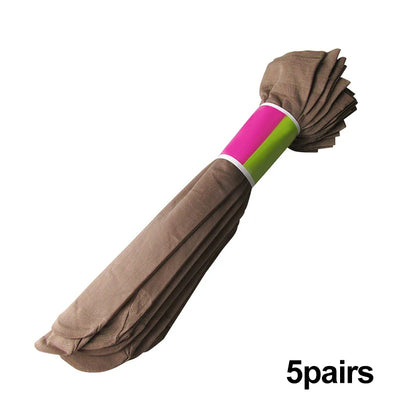 Velvet Sheer Ankle Socks Set for Women | Soft Thin Nylon Silk Socks Pack