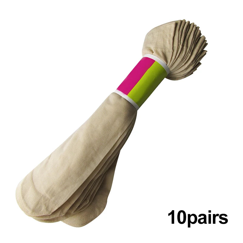 Velvet Sheer Ankle Socks Set for Women | Soft Thin Nylon Silk Socks Pack