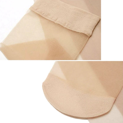 Velvet Sheer Ankle Socks Set for Women | Soft Thin Nylon Silk Socks Pack