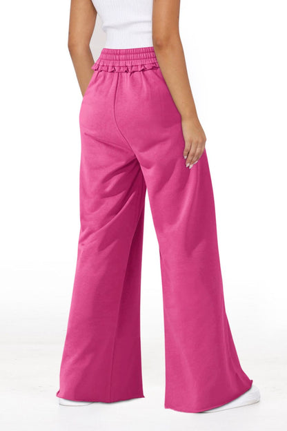 High Waist Wide Leg Pants