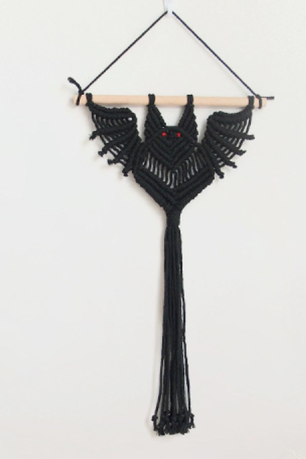 19.7" Bat Macrame Wall Plant Hanger - SeaTown Outfitters