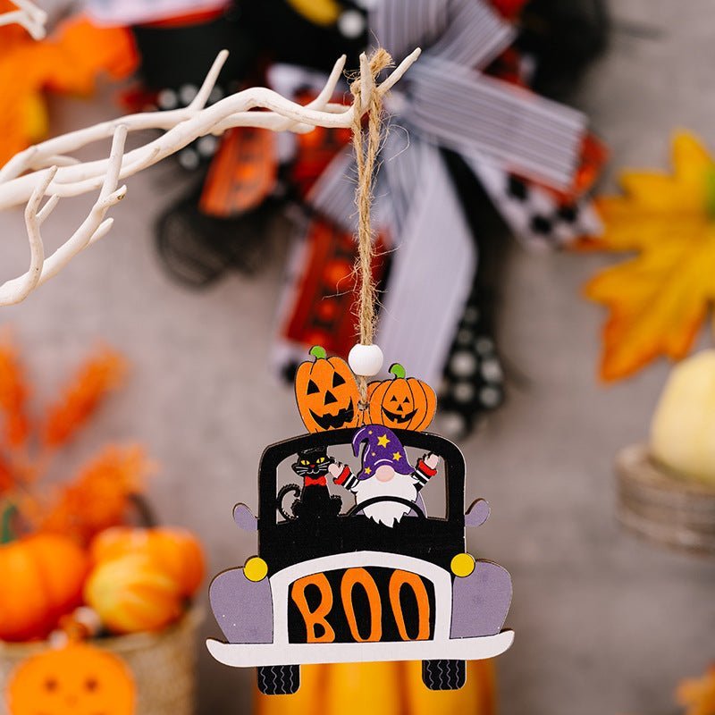 4 - Piece Halloween Element Car - Shape Hanging Widgets - SeaTown Outfitters