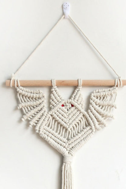 19.7" Bat Macrame Wall Plant Hanger - SeaTown Outfitters