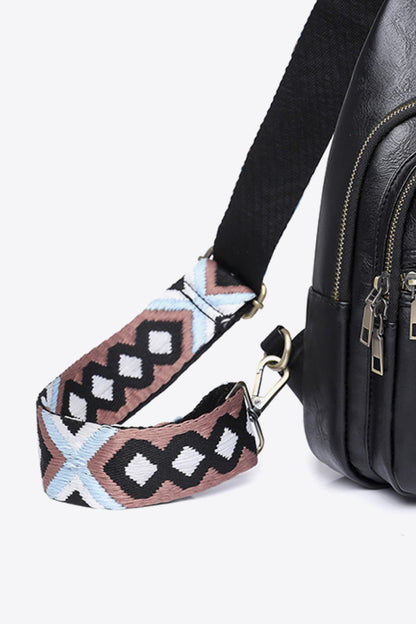 It's Your Time PU Leather Sling Bag