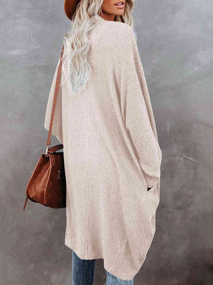 Open Front Long Sleeve Cardigan