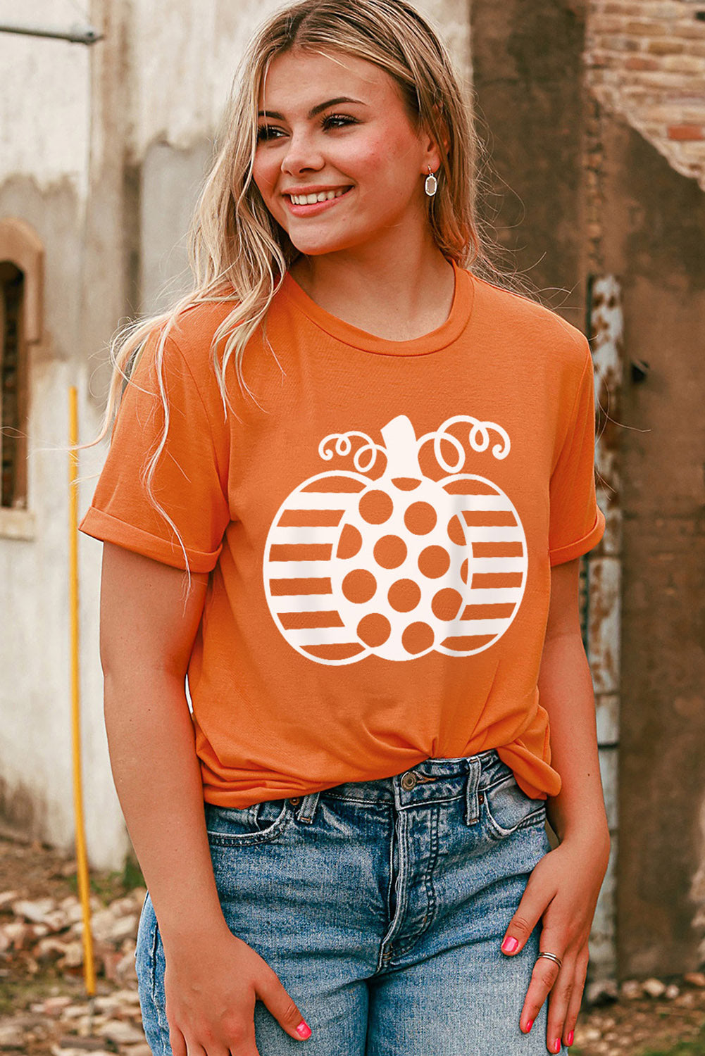 Graphic Round Neck T-Shirt