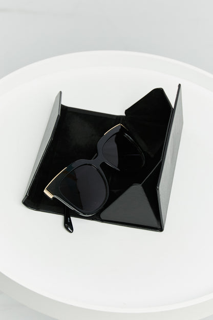 Cat-Eye Acetate Frame Sunglasses