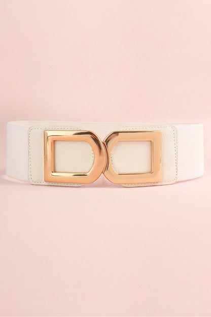 Double D Buckle PU Belt