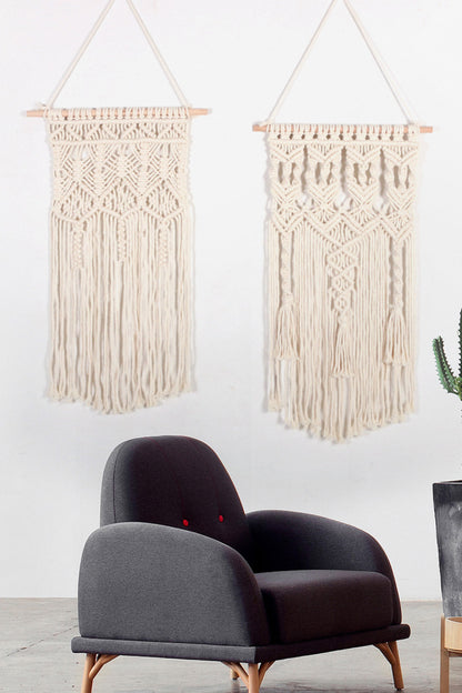 Macrame Bohemian Hand Woven Fringe Wall Hanging